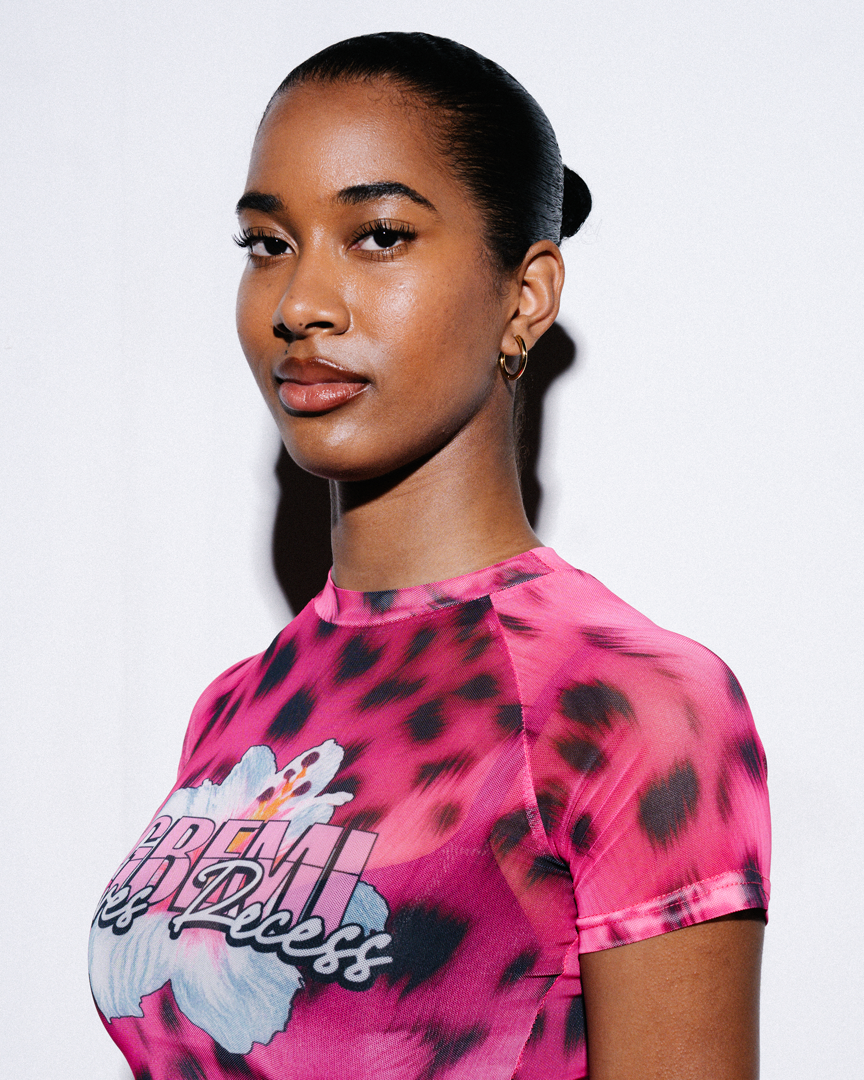 GBEMI LOVES RECESS MESH TOP [PINK]